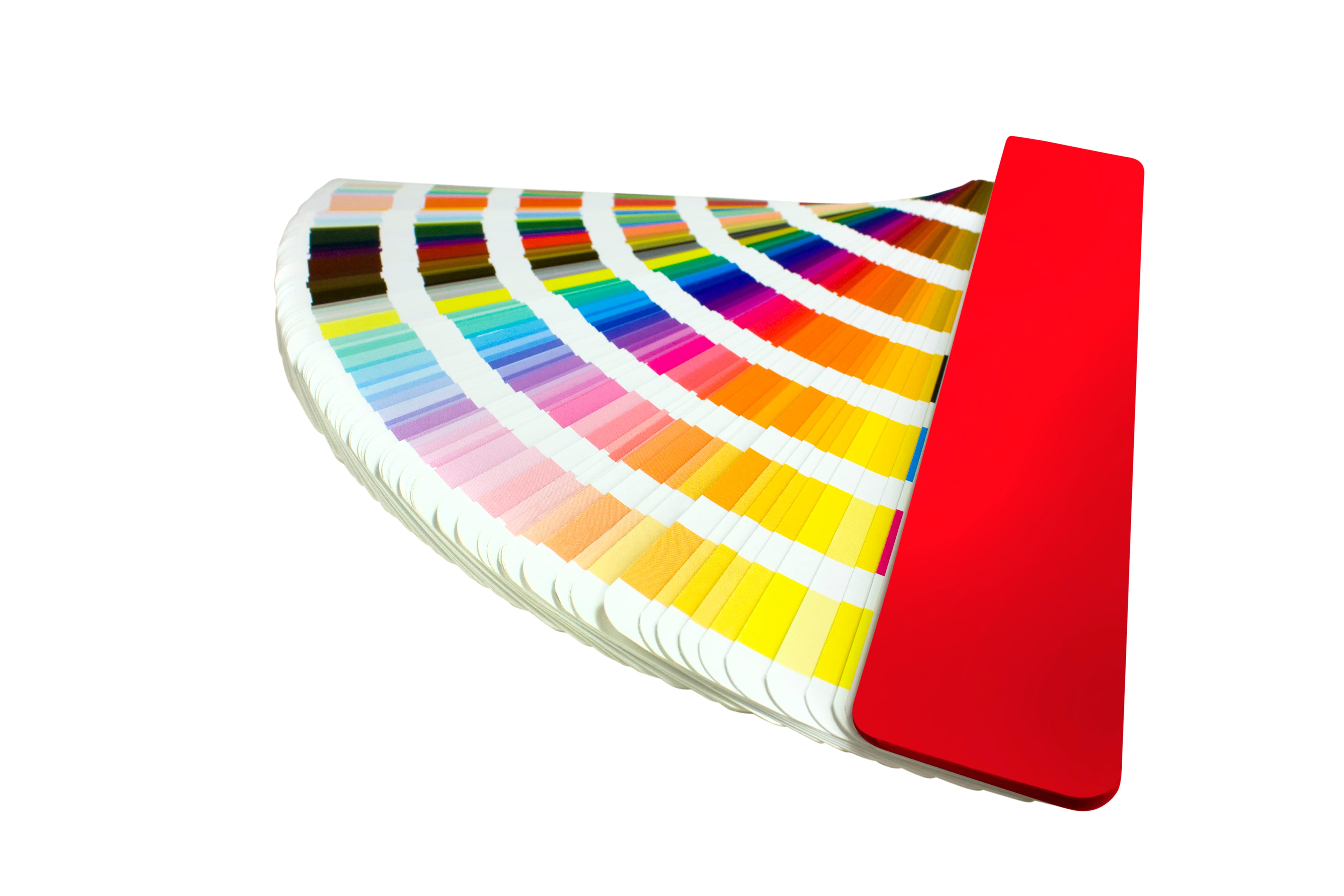 coloured swatches book